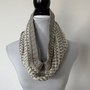 Cozy Gray Cowl Neck Scarf